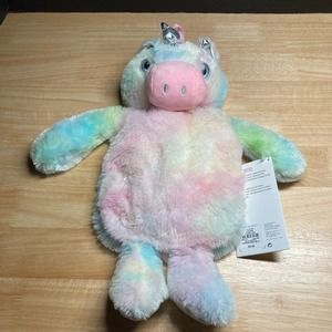 Primark Home Plush Unicorn Hot Water Bottle 1000ml Cover.  NWT Multicolor.